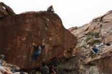 Bouldering in Hueco Tanks on 10/19/2018 with Blue Lizard Climbing and Yoga

Filename: SRM_20181019_1504230.jpg
Aperture: f/5.6
Shutter Speed: 1/500
Body: Canon EOS-1D Mark II
Lens: Canon EF 16-35mm f/2.8 L