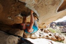 Bouldering in Hueco Tanks on 11/03/2018 with Blue Lizard Climbing and Yoga

Filename: SRM_20181103_0949200.jpg
Aperture: f/5.6
Shutter Speed: 1/1000
Body: Canon EOS-1D Mark II
Lens: Canon EF 16-35mm f/2.8 L