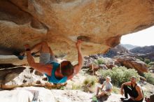 Bouldering in Hueco Tanks on 11/03/2018 with Blue Lizard Climbing and Yoga

Filename: SRM_20181103_0954060.jpg
Aperture: f/5.6
Shutter Speed: 1/1250
Body: Canon EOS-1D Mark II
Lens: Canon EF 16-35mm f/2.8 L