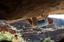 Bouldering in Hueco Tanks on 11/03/2018 with Blue Lizard Climbing and Yoga

Filename: SRM_20181103_1011230.jpg
Aperture: f/5.6
Shutter Speed: 1/500
Body: Canon EOS-1D Mark II
Lens: Canon EF 50mm f/1.8 II