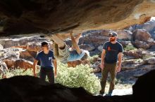 Bouldering in Hueco Tanks on 11/03/2018 with Blue Lizard Climbing and Yoga

Filename: SRM_20181103_1034240.jpg
Aperture: f/5.6
Shutter Speed: 1/800
Body: Canon EOS-1D Mark II
Lens: Canon EF 50mm f/1.8 II