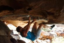 Bouldering in Hueco Tanks on 11/03/2018 with Blue Lizard Climbing and Yoga

Filename: SRM_20181103_1036521.jpg
Aperture: f/5.6
Shutter Speed: 1/250
Body: Canon EOS-1D Mark II
Lens: Canon EF 50mm f/1.8 II