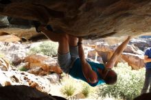 Bouldering in Hueco Tanks on 11/03/2018 with Blue Lizard Climbing and Yoga

Filename: SRM_20181103_1037061.jpg
Aperture: f/5.6
Shutter Speed: 1/500
Body: Canon EOS-1D Mark II
Lens: Canon EF 50mm f/1.8 II