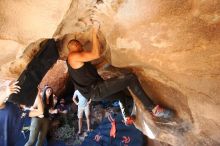 Bouldering in Hueco Tanks on 11/03/2018 with Blue Lizard Climbing and Yoga

Filename: SRM_20181103_1510590.jpg
Aperture: f/4.0
Shutter Speed: 1/250
Body: Canon EOS-1D Mark II
Lens: Canon EF 16-35mm f/2.8 L