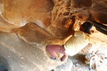 Bouldering in Hueco Tanks on 11/03/2018 with Blue Lizard Climbing and Yoga

Filename: SRM_20181103_1544400.jpg
Aperture: f/2.8
Shutter Speed: 1/200
Body: Canon EOS-1D Mark II
Lens: Canon EF 16-35mm f/2.8 L