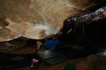 Bouldering in Hueco Tanks on 12/01/2018 with Blue Lizard Climbing and Yoga

Filename: SRM_20181201_1126080.jpg
Aperture: f/8.0
Shutter Speed: 1/160
Body: Canon EOS-1D Mark II
Lens: Canon EF 16-35mm f/2.8 L