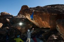 Bouldering in Hueco Tanks on 12/01/2018 with Blue Lizard Climbing and Yoga

Filename: SRM_20181201_1152450.jpg
Aperture: f/8.0
Shutter Speed: 1/250
Body: Canon EOS-1D Mark II
Lens: Canon EF 16-35mm f/2.8 L