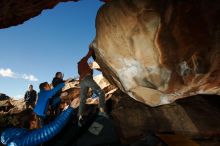 Bouldering in Hueco Tanks on 12/01/2018 with Blue Lizard Climbing and Yoga

Filename: SRM_20181201_1558290.jpg
Aperture: f/8.0
Shutter Speed: 1/250
Body: Canon EOS-1D Mark II
Lens: Canon EF 16-35mm f/2.8 L