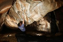 Bouldering in Hueco Tanks on 12/14/2018 with Blue Lizard Climbing and Yoga

Filename: SRM_20181214_1349380.jpg
Aperture: f/5.6
Shutter Speed: 1/250
Body: Canon EOS-1D Mark II
Lens: Canon EF 16-35mm f/2.8 L