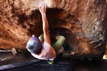 Bouldering in Hueco Tanks on 12/14/2018 with Blue Lizard Climbing and Yoga

Filename: SRM_20181214_1445590.jpg
Aperture: f/3.5
Shutter Speed: 1/250
Body: Canon EOS-1D Mark II
Lens: Canon EF 16-35mm f/2.8 L