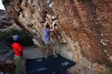 Bouldering in Hueco Tanks on 12/14/2018 with Blue Lizard Climbing and Yoga

Filename: SRM_20181214_1803150.jpg
Aperture: f/2.8
Shutter Speed: 1/160
Body: Canon EOS-1D Mark II
Lens: Canon EF 16-35mm f/2.8 L
