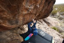 Bouldering in Hueco Tanks on 01/02/2019 with Blue Lizard Climbing and Yoga

Filename: SRM_20190102_1431210.jpg
Aperture: f/6.3
Shutter Speed: 1/320
Body: Canon EOS-1D Mark II
Lens: Canon EF 16-35mm f/2.8 L