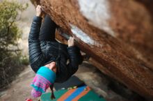 Bouldering in Hueco Tanks on 01/02/2019 with Blue Lizard Climbing and Yoga

Filename: SRM_20190102_1718110.jpg
Aperture: f/2.0
Shutter Speed: 1/320
Body: Canon EOS-1D Mark II
Lens: Canon EF 50mm f/1.8 II
