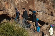 Bouldering in Hueco Tanks on 12/31/2018 with Blue Lizard Climbing and Yoga

Filename: SRM_20181231_1449120.jpg
Aperture: f/5.6
Shutter Speed: 1/500
Body: Canon EOS-1D Mark II
Lens: Canon EF 50mm f/1.8 II