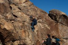 Bouldering in Hueco Tanks on 12/31/2018 with Blue Lizard Climbing and Yoga

Filename: SRM_20181231_1449400.jpg
Aperture: f/6.3
Shutter Speed: 1/500
Body: Canon EOS-1D Mark II
Lens: Canon EF 50mm f/1.8 II