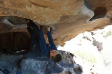 Bouldering in Hueco Tanks on 12/31/2018 with Blue Lizard Climbing and Yoga

Filename: SRM_20181231_1506450.jpg
Aperture: f/3.5
Shutter Speed: 1/500
Body: Canon EOS-1D Mark II
Lens: Canon EF 50mm f/1.8 II