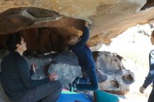 Bouldering in Hueco Tanks on 12/31/2018 with Blue Lizard Climbing and Yoga

Filename: SRM_20181231_1508260.jpg
Aperture: f/4.0
Shutter Speed: 1/320
Body: Canon EOS-1D Mark II
Lens: Canon EF 50mm f/1.8 II