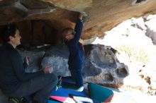 Bouldering in Hueco Tanks on 12/31/2018 with Blue Lizard Climbing and Yoga

Filename: SRM_20181231_1508270.jpg
Aperture: f/4.0
Shutter Speed: 1/400
Body: Canon EOS-1D Mark II
Lens: Canon EF 50mm f/1.8 II