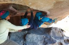 Bouldering in Hueco Tanks on 12/31/2018 with Blue Lizard Climbing and Yoga

Filename: SRM_20181231_1512051.jpg
Aperture: f/4.0
Shutter Speed: 1/320
Body: Canon EOS-1D Mark II
Lens: Canon EF 50mm f/1.8 II