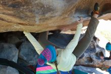 Bouldering in Hueco Tanks on 12/31/2018 with Blue Lizard Climbing and Yoga

Filename: SRM_20181231_1514190.jpg
Aperture: f/4.0
Shutter Speed: 1/320
Body: Canon EOS-1D Mark II
Lens: Canon EF 50mm f/1.8 II