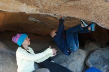 Bouldering in Hueco Tanks on 12/31/2018 with Blue Lizard Climbing and Yoga

Filename: SRM_20181231_1532330.jpg
Aperture: f/4.0
Shutter Speed: 1/250
Body: Canon EOS-1D Mark II
Lens: Canon EF 50mm f/1.8 II