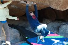Bouldering in Hueco Tanks on 12/31/2018 with Blue Lizard Climbing and Yoga

Filename: SRM_20181231_1532510.jpg
Aperture: f/4.0
Shutter Speed: 1/250
Body: Canon EOS-1D Mark II
Lens: Canon EF 50mm f/1.8 II