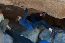 Bouldering in Hueco Tanks on 12/31/2018 with Blue Lizard Climbing and Yoga

Filename: SRM_20181231_1535550.jpg
Aperture: f/4.0
Shutter Speed: 1/250
Body: Canon EOS-1D Mark II
Lens: Canon EF 50mm f/1.8 II
