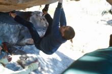 Bouldering in Hueco Tanks on 12/31/2018 with Blue Lizard Climbing and Yoga

Filename: SRM_20181231_1536170.jpg
Aperture: f/4.0
Shutter Speed: 1/250
Body: Canon EOS-1D Mark II
Lens: Canon EF 50mm f/1.8 II
