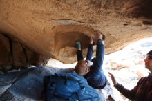 Bouldering in Hueco Tanks on 12/31/2018 with Blue Lizard Climbing and Yoga

Filename: SRM_20181231_1545170.jpg
Aperture: f/4.0
Shutter Speed: 1/250
Body: Canon EOS-1D Mark II
Lens: Canon EF 16-35mm f/2.8 L