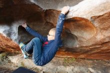Bouldering in Hueco Tanks on 12/31/2018 with Blue Lizard Climbing and Yoga

Filename: SRM_20181231_1653290.jpg
Aperture: f/2.8
Shutter Speed: 1/250
Body: Canon EOS-1D Mark II
Lens: Canon EF 16-35mm f/2.8 L