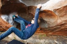 Bouldering in Hueco Tanks on 12/31/2018 with Blue Lizard Climbing and Yoga

Filename: SRM_20181231_1653310.jpg
Aperture: f/2.8
Shutter Speed: 1/250
Body: Canon EOS-1D Mark II
Lens: Canon EF 16-35mm f/2.8 L
