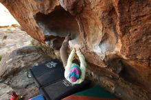 Bouldering in Hueco Tanks on 12/31/2018 with Blue Lizard Climbing and Yoga

Filename: SRM_20181231_1655480.jpg
Aperture: f/4.5
Shutter Speed: 1/250
Body: Canon EOS-1D Mark II
Lens: Canon EF 16-35mm f/2.8 L