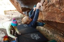 Bouldering in Hueco Tanks on 12/31/2018 with Blue Lizard Climbing and Yoga

Filename: SRM_20181231_1657320.jpg
Aperture: f/4.0
Shutter Speed: 1/250
Body: Canon EOS-1D Mark II
Lens: Canon EF 16-35mm f/2.8 L