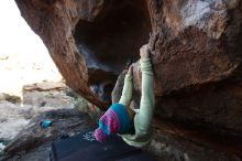 Bouldering in Hueco Tanks on 12/31/2018 with Blue Lizard Climbing and Yoga

Filename: SRM_20181231_1711170.jpg
Aperture: f/5.6
Shutter Speed: 1/200
Body: Canon EOS-1D Mark II
Lens: Canon EF 16-35mm f/2.8 L