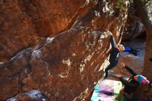 Bouldering in Hueco Tanks on 12/31/2018 with Blue Lizard Climbing and Yoga

Filename: SRM_20181231_1752571.jpg
Aperture: f/4.5
Shutter Speed: 1/160
Body: Canon EOS-1D Mark II
Lens: Canon EF 16-35mm f/2.8 L