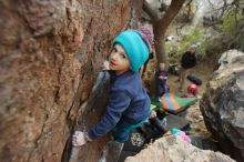 Bouldering in Hueco Tanks on 12/31/2018 with Blue Lizard Climbing and Yoga

Filename: SRM_20181231_1759340.jpg
Aperture: f/2.8
Shutter Speed: 1/100
Body: Canon EOS-1D Mark II
Lens: Canon EF 16-35mm f/2.8 L