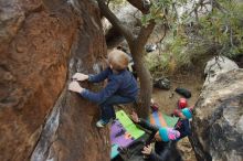Bouldering in Hueco Tanks on 12/31/2018 with Blue Lizard Climbing and Yoga

Filename: SRM_20181231_1800400.jpg
Aperture: f/2.8
Shutter Speed: 1/100
Body: Canon EOS-1D Mark II
Lens: Canon EF 16-35mm f/2.8 L