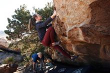 Bouldering in Hueco Tanks on 01/12/2019 with Blue Lizard Climbing and Yoga

Filename: SRM_20190112_1049370.jpg
Aperture: f/7.1
Shutter Speed: 1/250
Body: Canon EOS-1D Mark II
Lens: Canon EF 16-35mm f/2.8 L