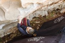 Bouldering in Hueco Tanks on 01/12/2019 with Blue Lizard Climbing and Yoga

Filename: SRM_20190112_1105280.jpg
Aperture: f/4.0
Shutter Speed: 1/200
Body: Canon EOS-1D Mark II
Lens: Canon EF 16-35mm f/2.8 L