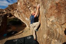 Bouldering in Hueco Tanks on 01/12/2019 with Blue Lizard Climbing and Yoga

Filename: SRM_20190112_1652580.jpg
Aperture: f/5.6
Shutter Speed: 1/800
Body: Canon EOS-1D Mark II
Lens: Canon EF 16-35mm f/2.8 L