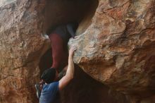 Bouldering in Hueco Tanks on 01/12/2019 with Blue Lizard Climbing and Yoga

Filename: SRM_20190112_1812250.jpg
Aperture: f/3.5
Shutter Speed: 1/200
Body: Canon EOS-1D Mark II
Lens: Canon EF 16-35mm f/2.8 L