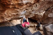 Bouldering in Hueco Tanks on 01/21/2019 with Blue Lizard Climbing and Yoga

Filename: SRM_20190121_1259400.jpg
Aperture: f/3.2
Shutter Speed: 1/200
Body: Canon EOS-1D Mark II
Lens: Canon EF 16-35mm f/2.8 L
