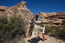 Bouldering in Hueco Tanks on 02/17/2019 with Blue Lizard Climbing and Yoga

Filename: SRM_20190217_1056260.jpg
Aperture: f/5.6
Shutter Speed: 1/400
Body: Canon EOS-1D Mark II
Lens: Canon EF 16-35mm f/2.8 L