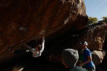 Bouldering in Hueco Tanks on 02/17/2019 with Blue Lizard Climbing and Yoga

Filename: SRM_20190217_1622500.jpg
Aperture: f/8.0
Shutter Speed: 1/250
Body: Canon EOS-1D Mark II
Lens: Canon EF 16-35mm f/2.8 L