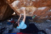 Bouldering in Hueco Tanks on 03/01/2019 with Blue Lizard Climbing and Yoga

Filename: SRM_20190301_1450120.jpg
Aperture: f/5.0
Shutter Speed: 1/200
Body: Canon EOS-1D Mark II
Lens: Canon EF 16-35mm f/2.8 L