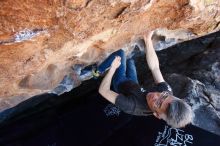 Bouldering in Hueco Tanks on 03/03/2019 with Blue Lizard Climbing and Yoga

Filename: SRM_20190303_1330270.jpg
Aperture: f/5.6
Shutter Speed: 1/160
Body: Canon EOS-1D Mark II
Lens: Canon EF 16-35mm f/2.8 L