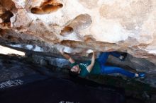 Bouldering in Hueco Tanks on 03/03/2019 with Blue Lizard Climbing and Yoga

Filename: SRM_20190303_1332480.jpg
Aperture: f/4.0
Shutter Speed: 1/160
Body: Canon EOS-1D Mark II
Lens: Canon EF 16-35mm f/2.8 L