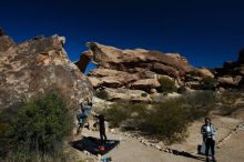 Bouldering in Hueco Tanks on 03/09/2019 with Blue Lizard Climbing and Yoga

Filename: SRM_20190309_1039390.jpg
Aperture: f/5.6
Shutter Speed: 1/400
Body: Canon EOS-1D Mark II
Lens: Canon EF 16-35mm f/2.8 L