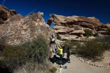 Bouldering in Hueco Tanks on 03/09/2019 with Blue Lizard Climbing and Yoga

Filename: SRM_20190309_1053110.jpg
Aperture: f/5.6
Shutter Speed: 1/640
Body: Canon EOS-1D Mark II
Lens: Canon EF 16-35mm f/2.8 L