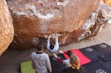 Bouldering in Hueco Tanks on 03/09/2019 with Blue Lizard Climbing and Yoga

Filename: SRM_20190309_1056130.jpg
Aperture: f/5.6
Shutter Speed: 1/250
Body: Canon EOS-1D Mark II
Lens: Canon EF 16-35mm f/2.8 L